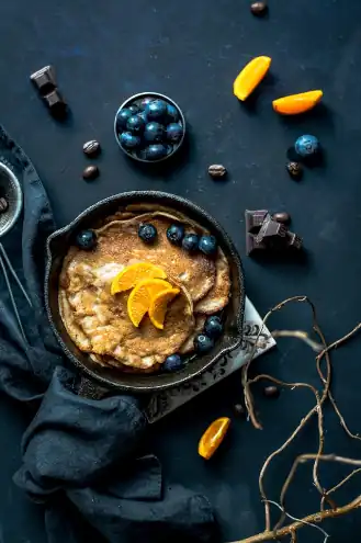 Blueberry_Lemon_Corncakes_with_Honey_Delicious_Sweet_Treat_Breakfast_Recipe_Berry_Flavor_Citrus_Delightful_Aromatic_Summer_Treat_Lemon_Zest_Honey_Drizzle_ayurveda_food_ayurvedic